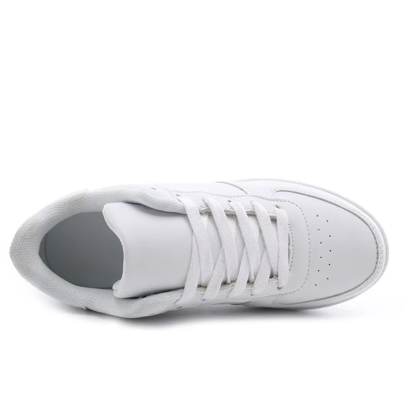 Летние кроссовки Женские Basket Femme tenis feminino Обувь на танкетке белые Цвет Черный zapatos