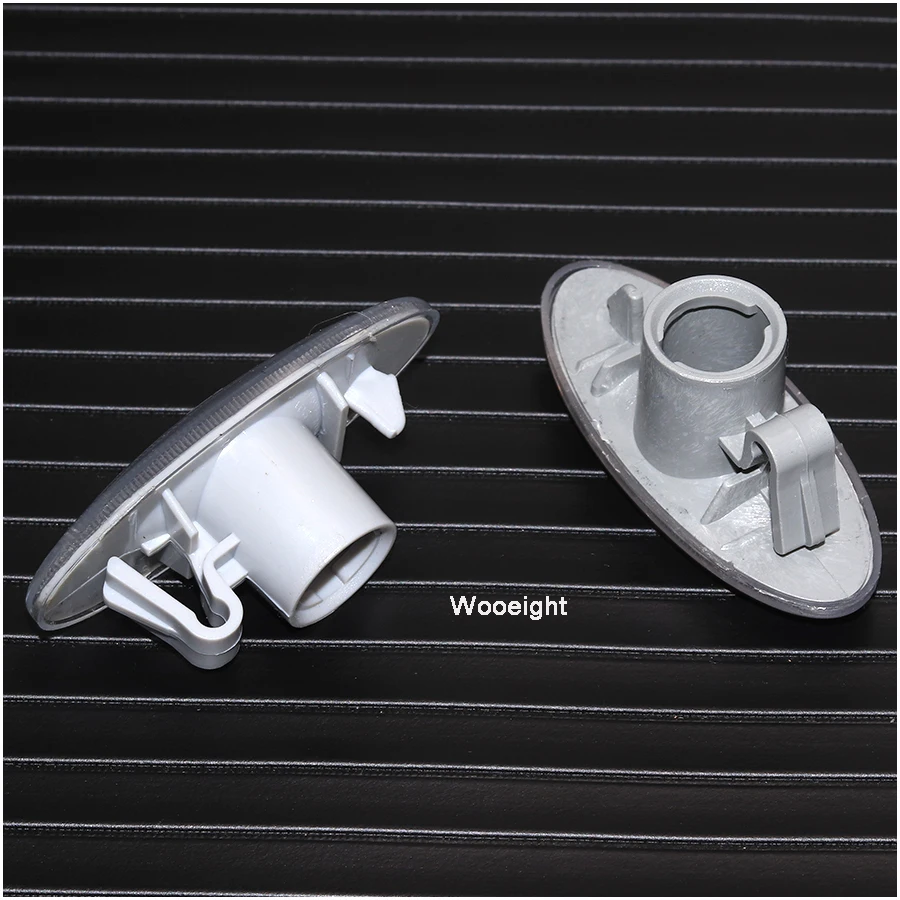 Wooeight 1 Pair Side Turn Signal Lamp Fender Marker Lights Cover For Nissan Cube Juke Leaf Note Micra X-TRAIL March Juke Qashqai (4)