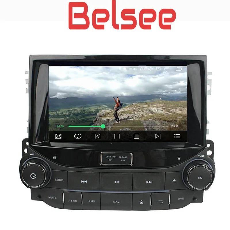 Автомагнитола Belsee для Chevrolet Malibu 2013 2015 восьмиядерный IPS экран стерео Android 8 0 GPS Bluetooth