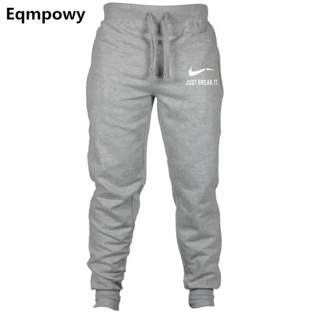 New Jogger JUST BREAK IT Pants Men Fitness Bodybuilding Gyms Pants For Runners Man Workout sportswear Sweatpants Sweat Trousers