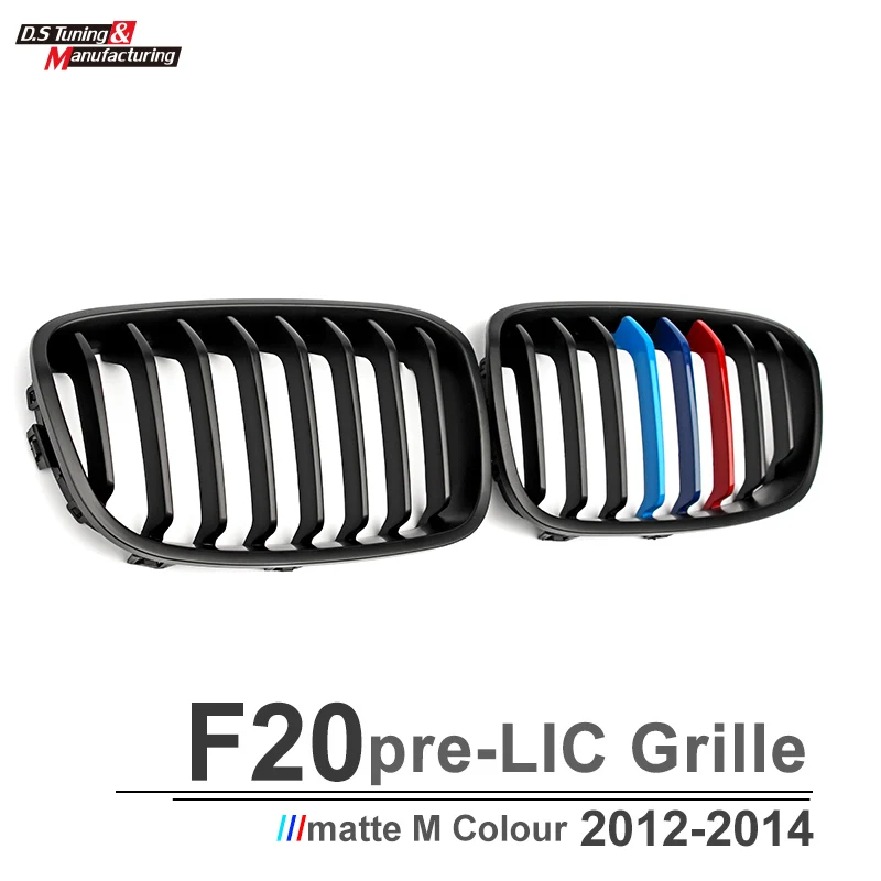 

1 series f20 pre-lci 2012 13 14 single slat abs M-tri three front kidney grill grille for bmw 1 series 114i 116i 118i 125i
