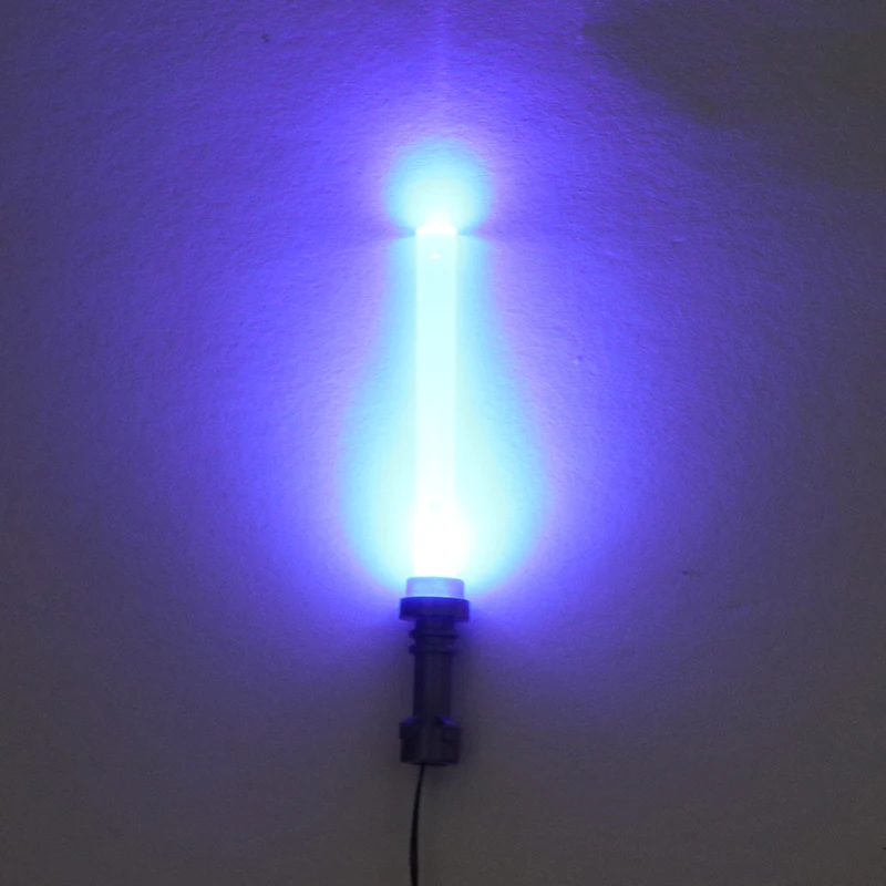 LED light lightsaber for lego figure Toys For Star Wars lego pin The Force Awakens Nano Light Up Set DIY Toys For Children      (9)