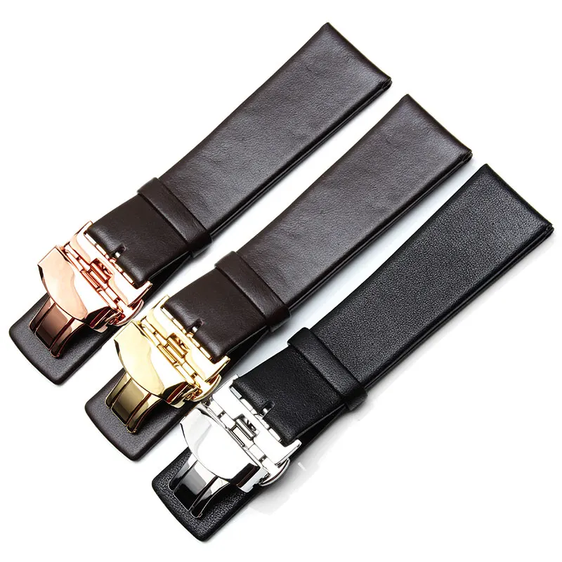 

Bogeman leather watch belt, men and women, suitable for CalvinKlein, K76211/k76271/K2G211, cowhide, 16mm 18mm 20mm 22mm