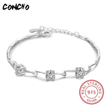 

2018 Limited New Arrival Id Bracelets Armbanden Voor Vrouwen Kehribar Concho Jewelry 925 Sterling Geometric Bracelet For Women
