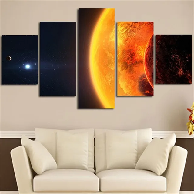 modern wall art for living room creative modern decor canvas painting frame room wall art panel milky way the earth planet pictures modern wall art for living room creative modern decor canvas painting frame room wall art panel milky way the earth planet pictures