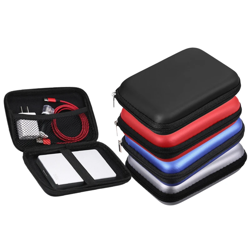 

EVA Shockproof 2.53.5inch Hard Drive Carrying Case Pouch Bag 2.5"3.5" External HDD Power Bank Accessories Hand Carry TravelCase
