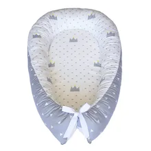 Удобная переносная Съемная детская кроватка 80*50 см, моющаяся детская кроватка для путешествий, Детская Хлопковая Колыбель