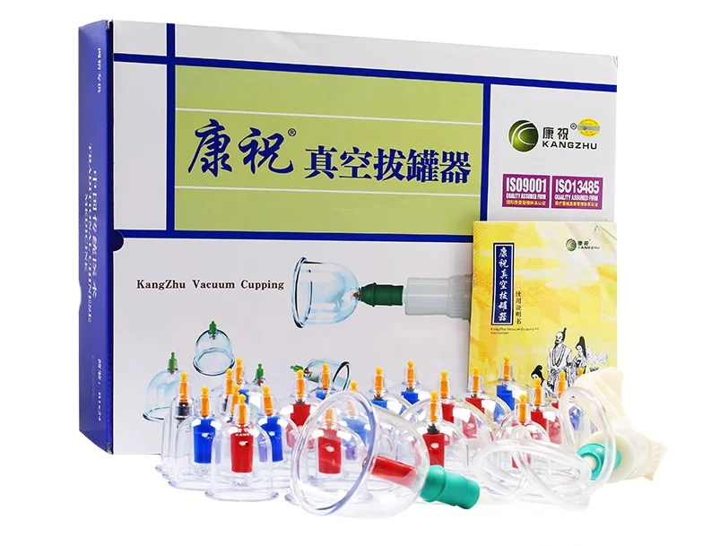 24 Pieces Kangzhu Massage Vacuum cupping set Suction Cups Chinese Traditional Cupping jar Acupunture Vacuum Cupping Set 24 Pieces Kangzhu Massage Vacuum cupping set Suction Cups Chinese Traditional Cupping jar Acupunture Vacuum Cupping Set