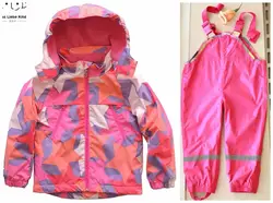 Куртка для мальчиков и девочек, детские куртки, весенняя и осенняя куртка, брюки, детская ветровка, Осенний Детский костюм, ветрозащитная
