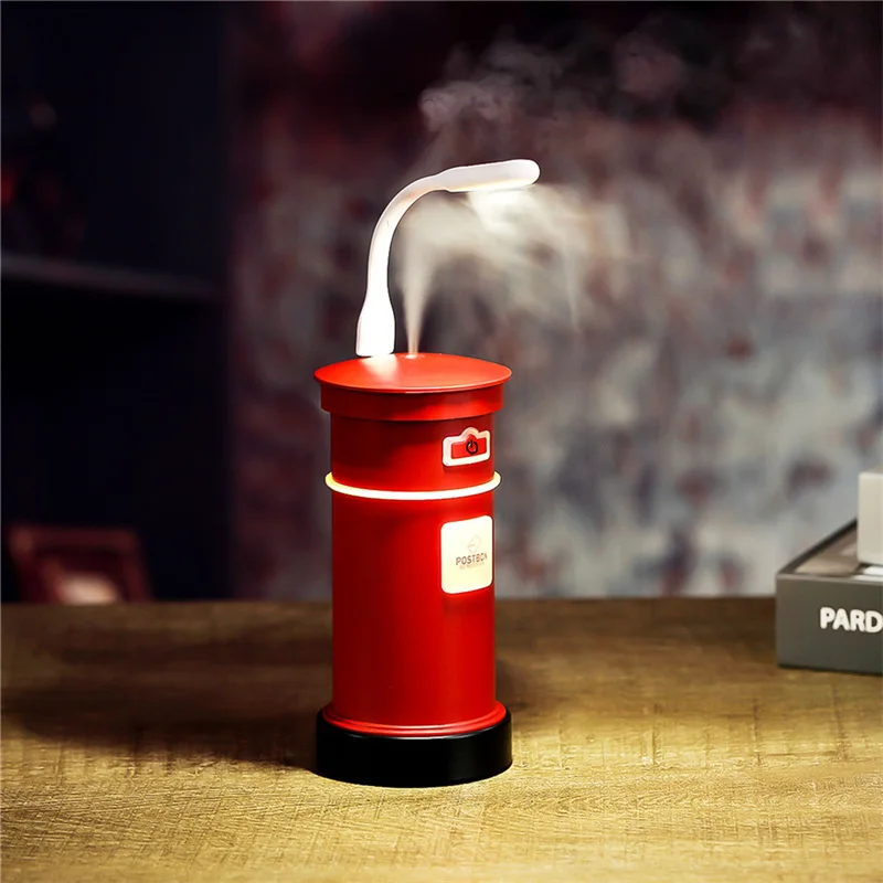 

200ml Ultrasonic Aroma Humidifier LED Night Light USB Humidifier Air Essential Oil Aroma Diffuser Purifier Atomizer USB Fan