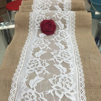 

1pcs 30cm*275cm DIY hemp roll handcraft christmas decorations for home linen holiday party decorating high density linen wedding