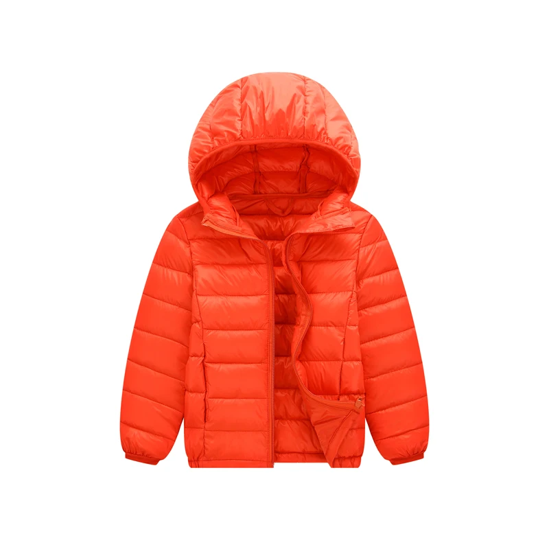 Зимняя куртка для мальчиков свет малыша пуховое пальто с капюшоном теплая куртка для девочек весна пиджаки От 5 до 9 лет Для детей от 10 до 11 лет