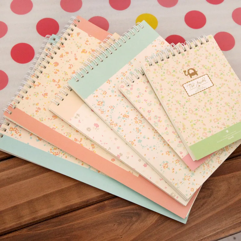 

1pcs Floral Notebook School Supplies Stationery caderno filofax Planner Writing Tool Student Children Day Gift papelaria diary
