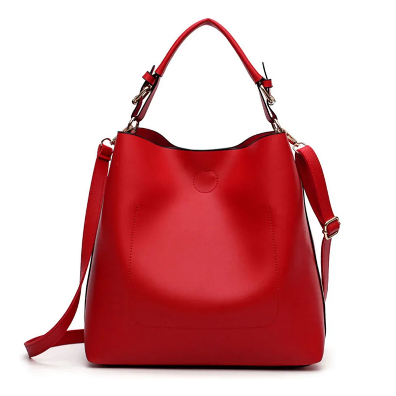 

New Bags Handbag Women Fashion Shoulder Bag Designer Handbags High Quality PU Leather Ladies Bucket Casual Tote Bag