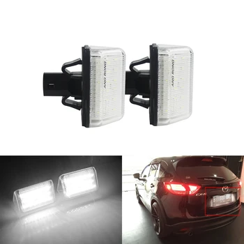 

ANGRONG 2x Canbus LED License Number Plate Light For Mazda 6 Atenza GG/GY CX-5 CX-7 Mazdaspeed6