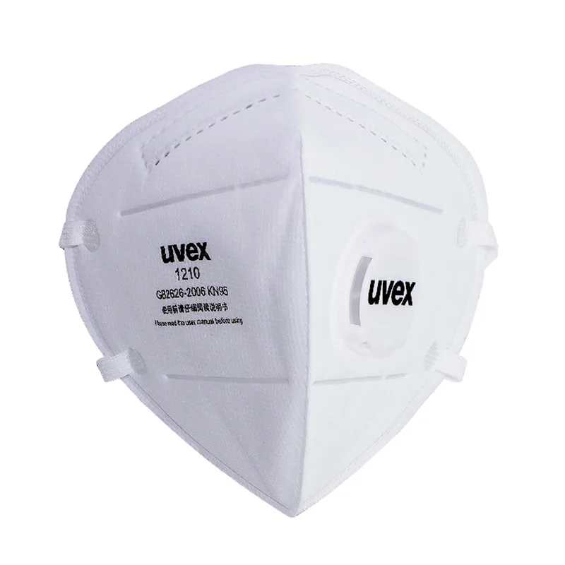 

20pcs/lot UVEX 1210 Dust Mask KN95 Anti-fog PM2.5 Particulate Respirator Dustproof Industrial Civilian Safety Breathing Masks