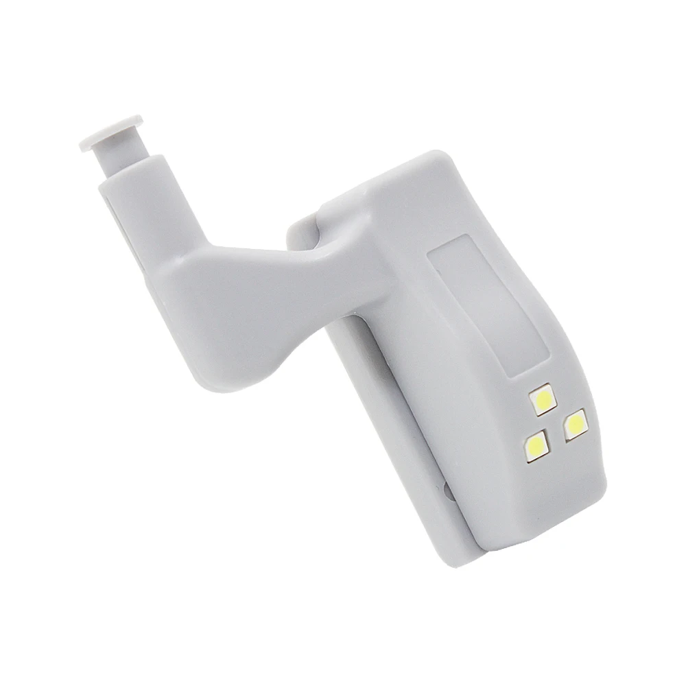 

New Universal LED Hinge Sensor Light 0.3W 12V Under Cabinet Closet Wardrobe Night Light For Home Kitchen Bedroom Living Room
