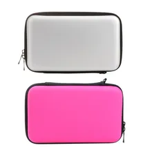 Portable 2 colores EVA piel llevar funda dura bolsa XL LL funda para maleta de viaje para Nintendo 3DS XL LL accesorios de juego