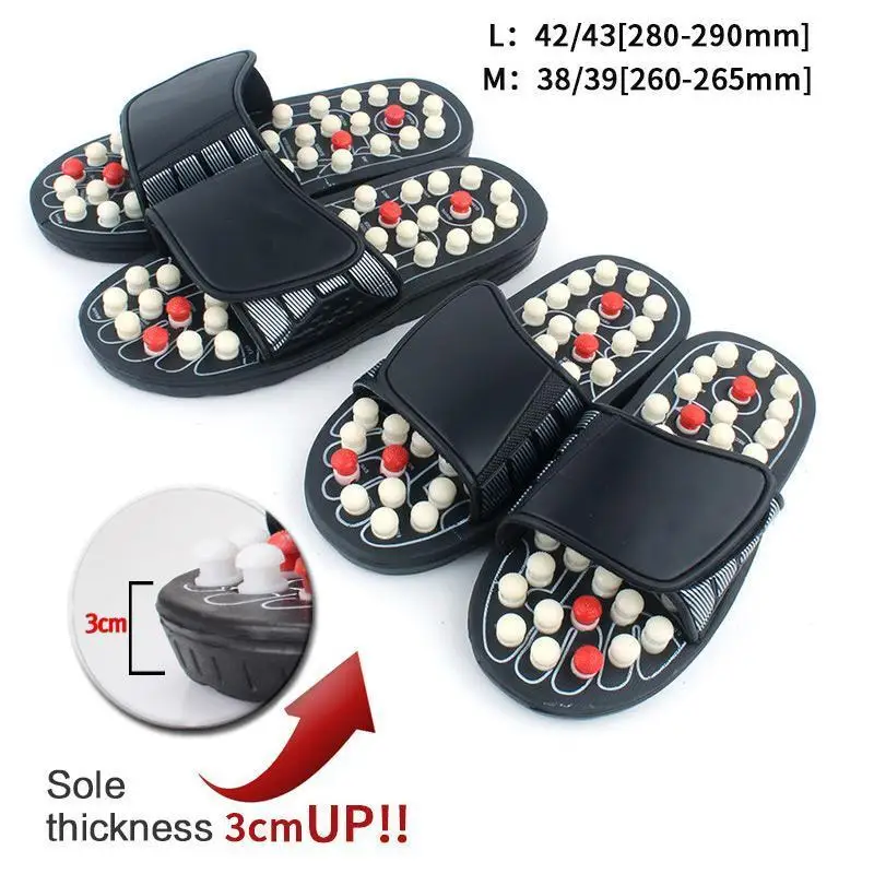 

PRESSURE RELIEF FOOT MASSAGE SLIPPERS Reflexology Sandals Foot Care Tool Relief achy pain feet Relaxation Gift for Parents