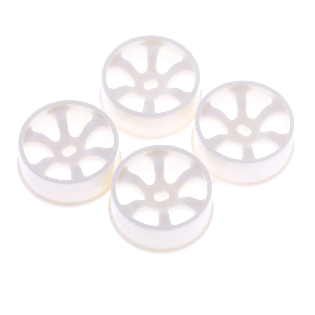 4pcs White Wheel Rims RC Accessories for WLtoys K969 K989 P929 1/28 Drift Rally Model Cars Racing Car Accessory Drift Car Tire