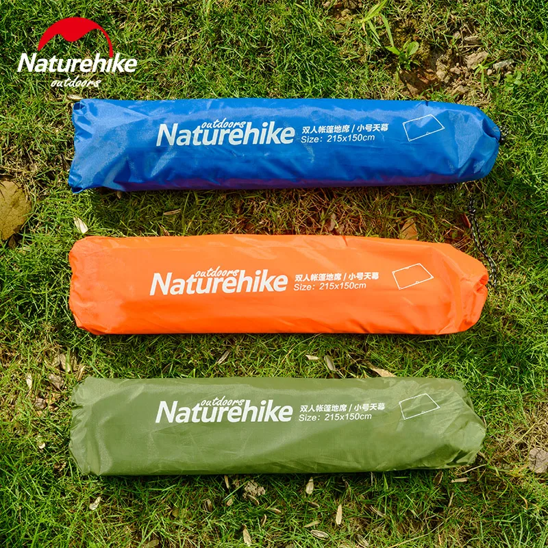 Naturehike في الشمس المأوى الشاطئ المأوى المظلة الطابق الستارة القماش التخييم حصيرة بطانية وسادة البصمة 2 الأحجام