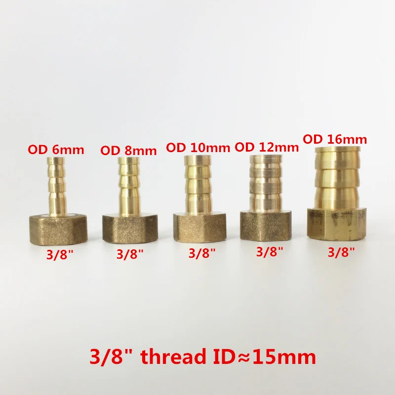 Латунные соединители для труб 6 мм 8 10 12 14 16 19 колючая проволока 1/8 &quot1/4&quot 3/8 &quot1/2&quot