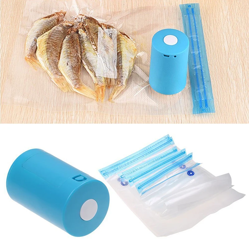 

Always Fresh Seal Vac Mini Vacuum Sealer Machine For Food Preservation Vacuum Packaging Machine For Kitchen Homeuse Dropshipping