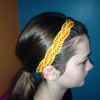 

Braided Sports Headband Non Slip Style Sweaty Hair Head softball headband