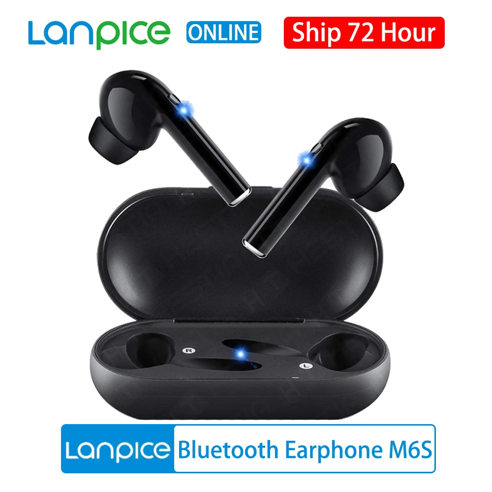 

M6s TWS Earphone Bluetooth 5.0 Wireless Sports Headphone Waterproof Handsfree Earbuds Headset Earbud Earphones Case For Phone