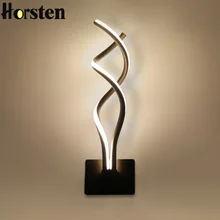 Horsten креативный минимализм, современный светодиодный настенный светильник, художественное украшение, настенные светильники для спальни, прикроватные настенные светильники, домашнее настенное бра
