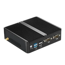 Mini PC Celeron J1900 J1800 Windows 10 Linux 2 LAN 2 COM Celeron 3205U N2810 Dual Core Mini Industrial Computer HDMI 2*RJ45