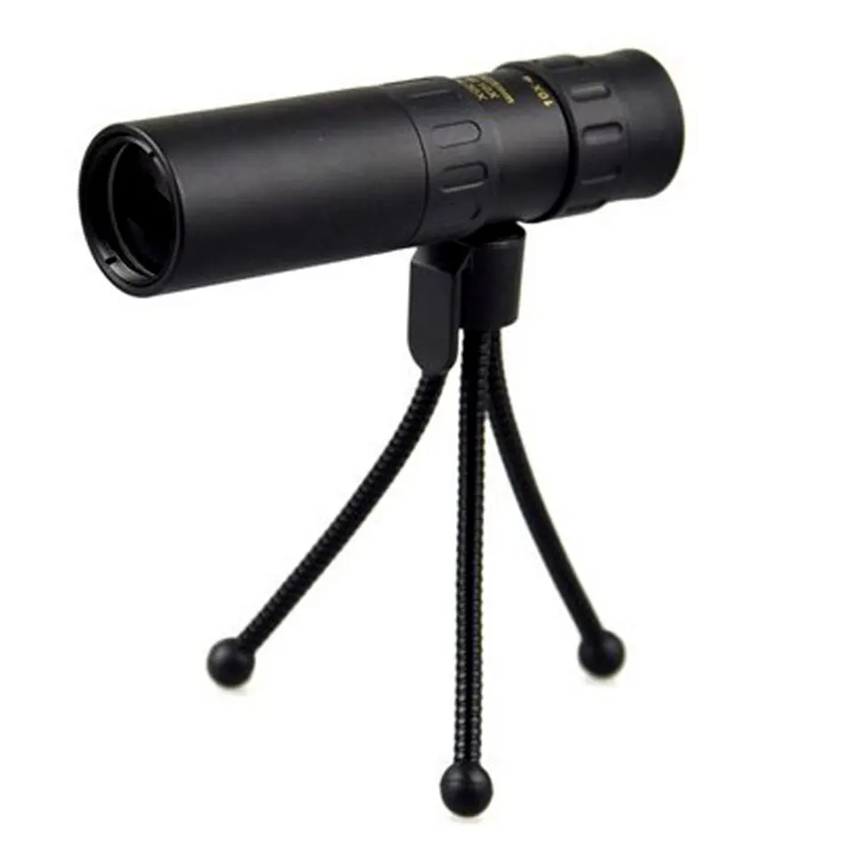 Dengan tripod Nikula 10-30X25 Monocular Zoom Telescope berkualiti tinggi kualiti monokrom Hd Spyglass outdoor memburu Original bak4 baru