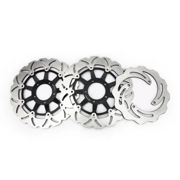 

BIKINGBOY 1 Set Front Rear Wave Brake Discs Disks Rotors for DUCATI HYPERMOTARD 1100 S 07 08 09 796 800CC 1100 EVO SP 10 11 12