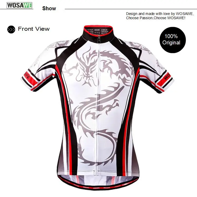 WOSAWE Ciclismo короткий рукав Велосипедная форма Для мужчин велосипедов Mtb горный велосипед шорты Майо Джерси