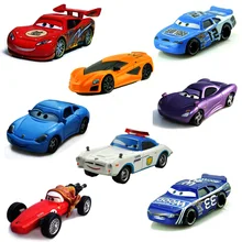 Disney Pixar Cars 3 Lightning McQueen Jackson Storm Mater 1 55 Diecast Metal Cars Toys Birthday