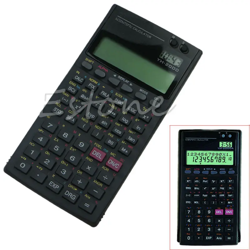 1 قطعة أسود اللون 2.5 ''lcd شاشة العرض المحمولة يده DN001 2000A وظيفة الحاسبة العلمية