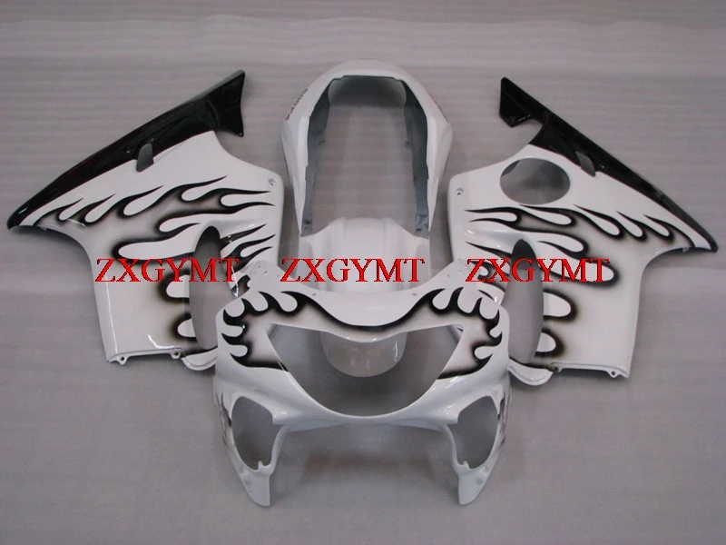

Motorcycle Fairing for CBR 600 1999 - 2000 Fairing Kits CBR F4 2000 Black White Flame Motorcycle Fairing CBRF4 00