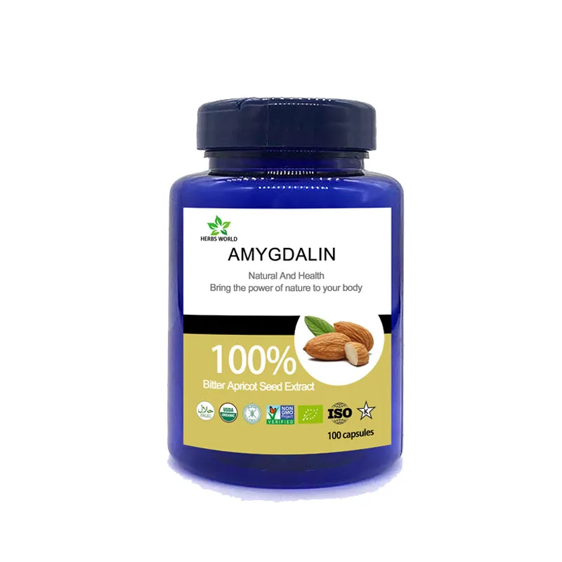 Vitamin B17 Capsules Bitter Apricot Seed Extract - 100 caps 1 Vitamin B17 Capsules Bitter Apricot Seed Extract - 100 caps 1