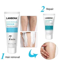 Гладкий восстанавливающий крем после удаления волос Кремы для отбеливания алоэ осветлять увлажняющий прибор для тела сыворотка прибор для удаления волос безболезненный
