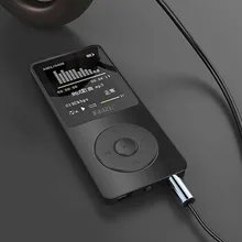 RUIZU X02 ультратонкий Mp3 плеер Usb 4 ГБ внутренней памяти 1,8 дюймов Экран играть 80 h Высокое качество Mp3 игроков радио Fm Электронная книга музыкальный плеер