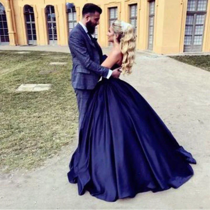 simple-navy-blue-long-evening-dress-ball-gown-sweetheart-satin-long-party-gowns-2019-sleeveless-formal-prom-dresses (1)_副本