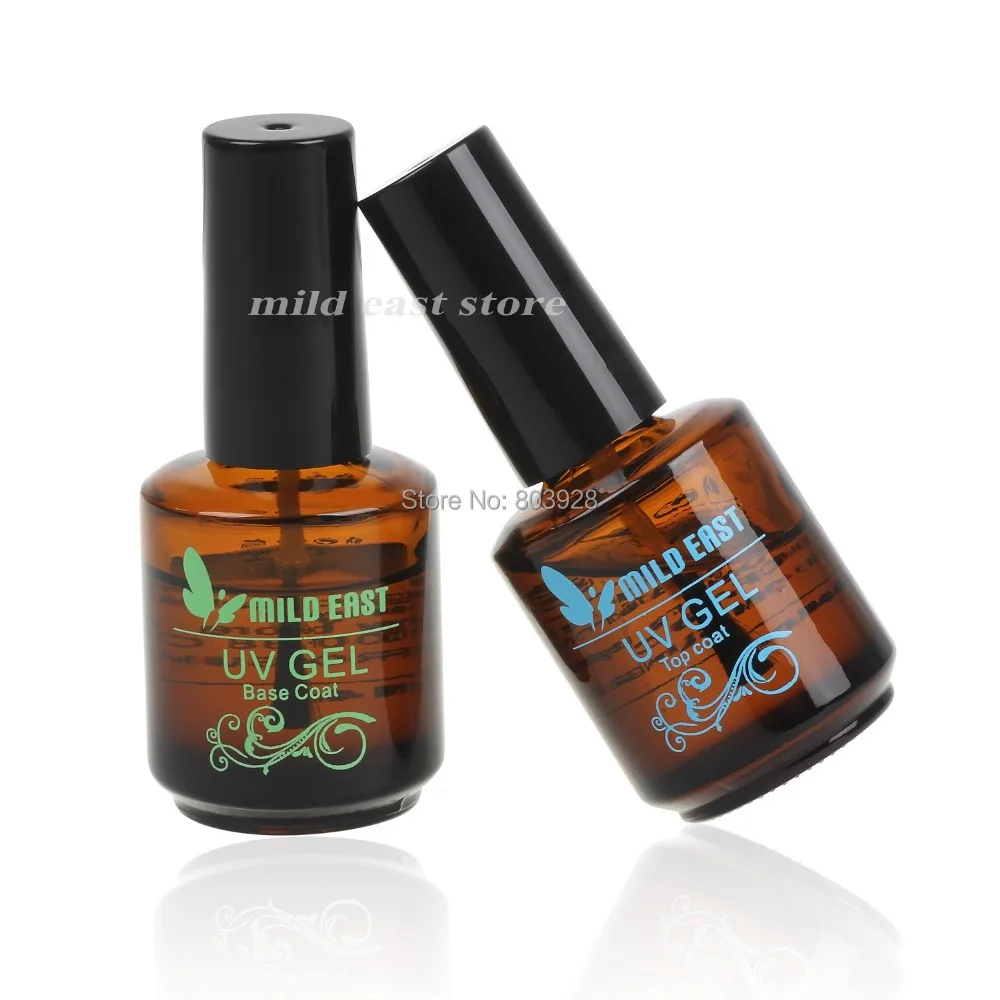 2015 Free Shipping New Top Coat Primer Base Gel Nail Art UV Polish J03 nail art set | Красота и здоровье