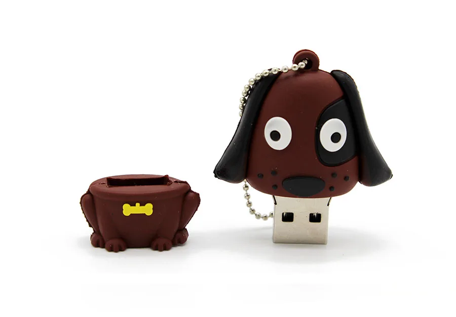 TEXT ME cute Mini dog модель 64 Гб usb флеш-накопитель usb 2,0 4 ГБ 8 ГБ 16 ГБ 32 ГБ флешка, подарок usb