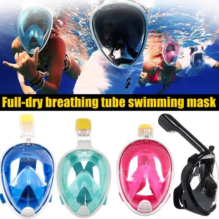 Лидер продаж для взрослых и детей силикона Анти-туман анфас Подводное плавание маска Съемная Складная тушь трубка Подводное плавание инструменты маска для плавания маска для подводного плавания