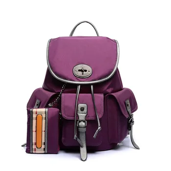 

Cross-border wholesale Korean fashion new shoulder bag nylon waterproof travel bag simple fashion lady handbag