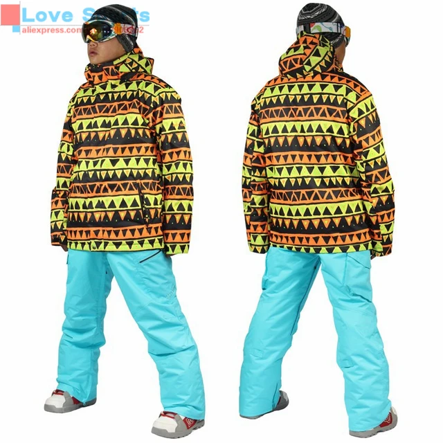 Cheap Newest High Quality Men Ski Jacket Waterproof Snowboarding Jackets Outdoor Sports W/P:10K W/V/P:10K Skiing Clothes