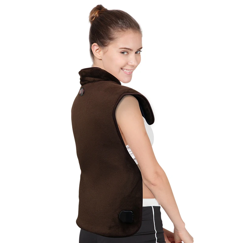 

Electric Heating Moxibustion Shawl Far Infrared Physiotherapy Vest Back Support Heating Pad Suitable For Back Pain Relief Care