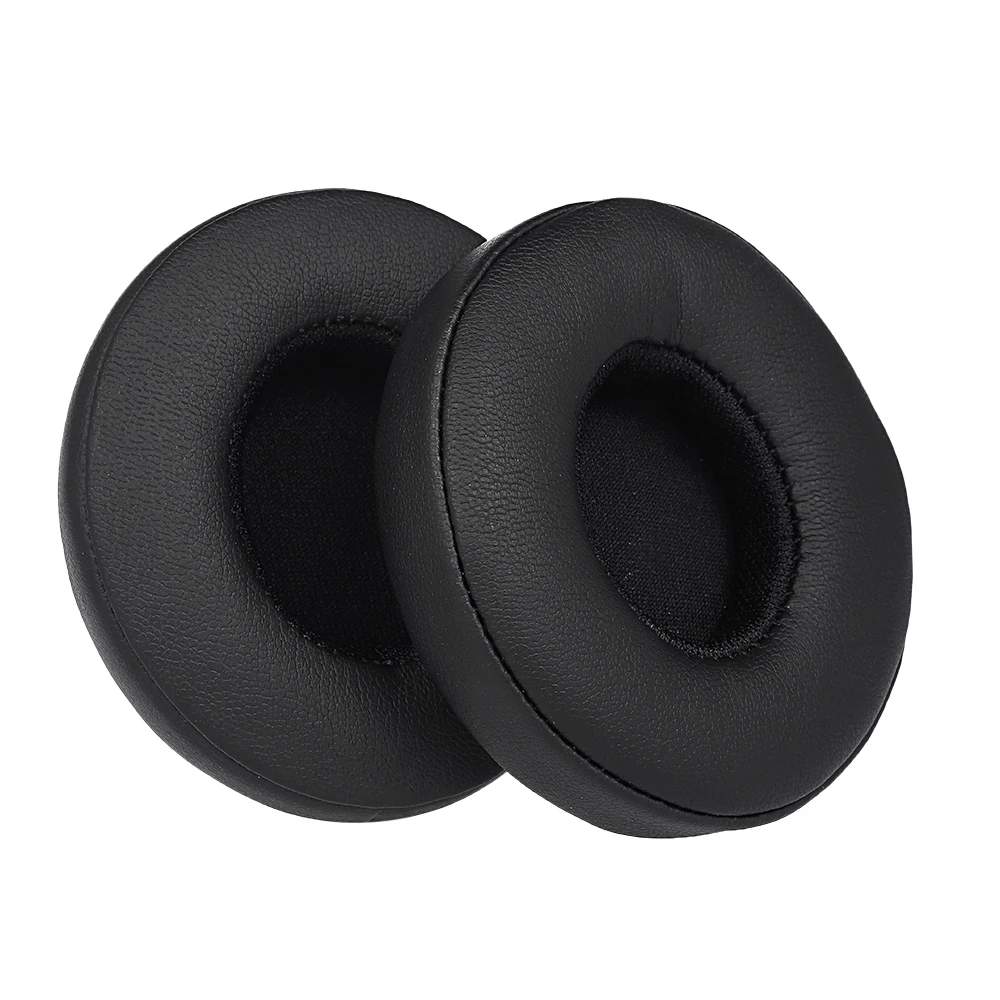 

2Pcs Replaceable Headphone Earpads Ear Pad Cushion for Beats Solo 2 / 3 On Ear Wireless Headphones