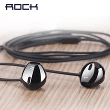 ROCK In Ear наушники с 3,5 мм стерео звук гарнитура для iPhone samsung Xiaomi наушники с проводным для мобильного телефона наушники