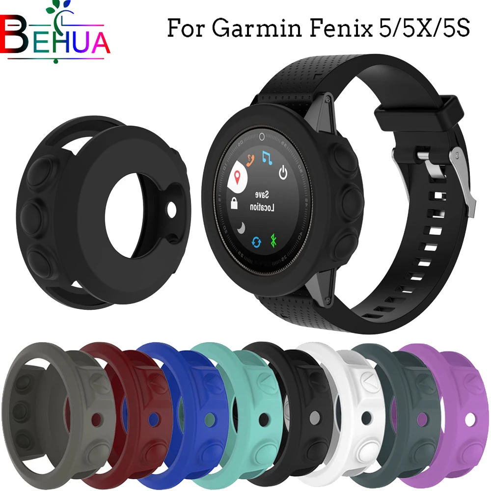 Мягкий силиконовый защитный чехол для смарт часов Garmin fenix 5/5S/5X аксессуары